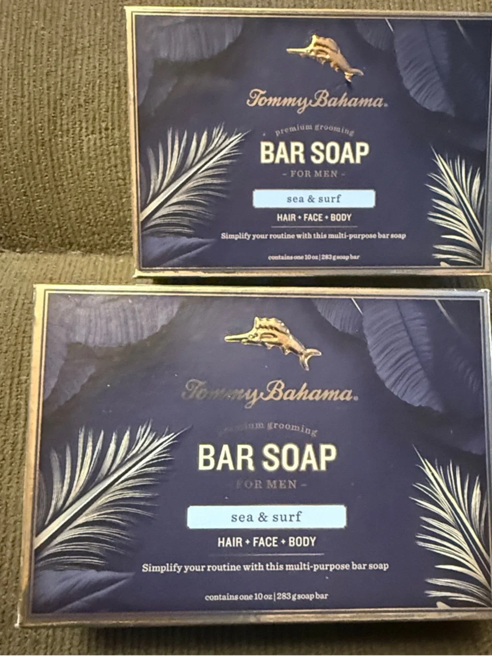 Tommy Bahama Sea & Surf Multi-Purpose Bar Soap. This is for ONE BOX or 2 for $18